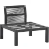 Leen Bakker Loungestoel middenelement Ardeche - grijs - 78x72x66 cm