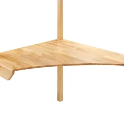 1-Persoons Bedden-Beliani LOURY - Kinderbed - Lichtbruin - 90 x 200 cm - Dennenhout