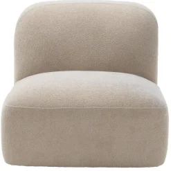 Loveseats-Giga Meubel Loveseat Stof Taupe - Zitbreedte 76cm - 76x106x75cm - Mary