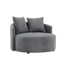Loveseats-Fjôrd Loveseat Teddy Grijs - Zithoogte 40cm - 118x118x72cm - Kelso