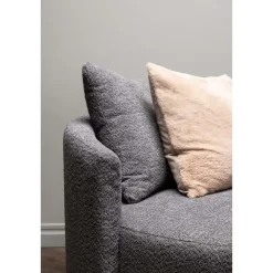 Loveseats-Fjôrd Loveseat Teddy Grijs - Zithoogte 40cm - 118x118x72cm - Kelso