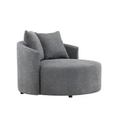 Loveseats-Fjôrd Loveseat Teddy Grijs - Zithoogte 40cm - 118x118x72cm - Kelso