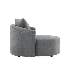 Loveseats-Fjôrd Loveseat Teddy Grijs - Zithoogte 40cm - 118x118x72cm - Kelso