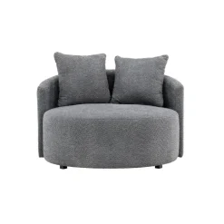 Loveseats-Fjôrd Loveseat Teddy Grijs - Zithoogte 40cm - 118x118x72cm - Kelso