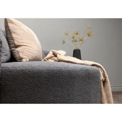 Loveseats-Fjôrd Loveseat Teddy Grijs - Zithoogte 40cm - 118x118x72cm - Kelso