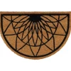 Luance Cozy Step Deurmat - anti slip - half maan - 60 x 40 cm