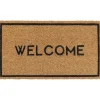 Luance Deurmat - anti slip - rechthoek - Welcome - 60 x 33 cm