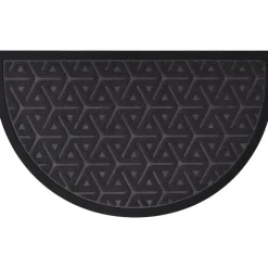 Luance Deurmat - donkergrijs - rubber - halve maan - 75 x 44 cm