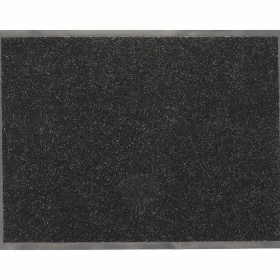 Luance Deurmat - zwart - 80x60 cm - PVC-polyester - droogloopmat