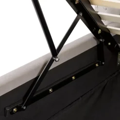 Beliani LUBBON - Bed met opbergruimte - Lichtgrijs - 140 x 200 cm - Fluweel