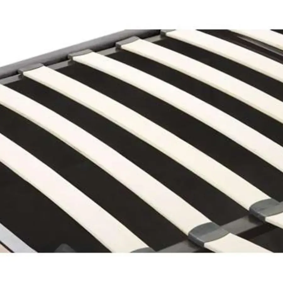 Beliani LUBBON - Bed met opbergruimte - Grijs - 160 x 200 cm - Fluweel
