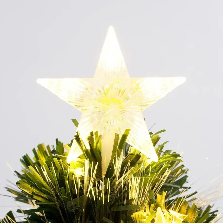 Kerstbomen-Luca Lighting Mercury Kunstkerstboom - Fibre Optic - H45 x Ø25 cm