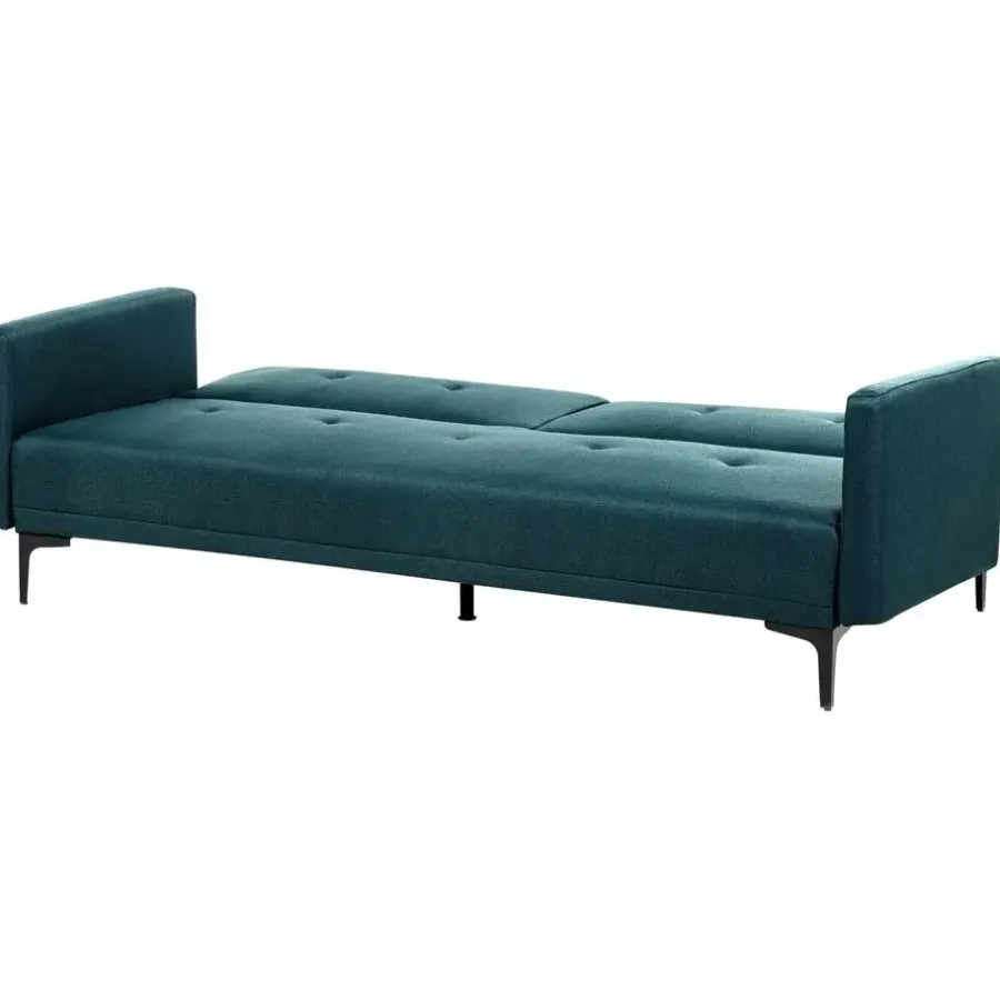 Beliani LUCAN - Slaapbank 3-zits - Blauw - Polyester