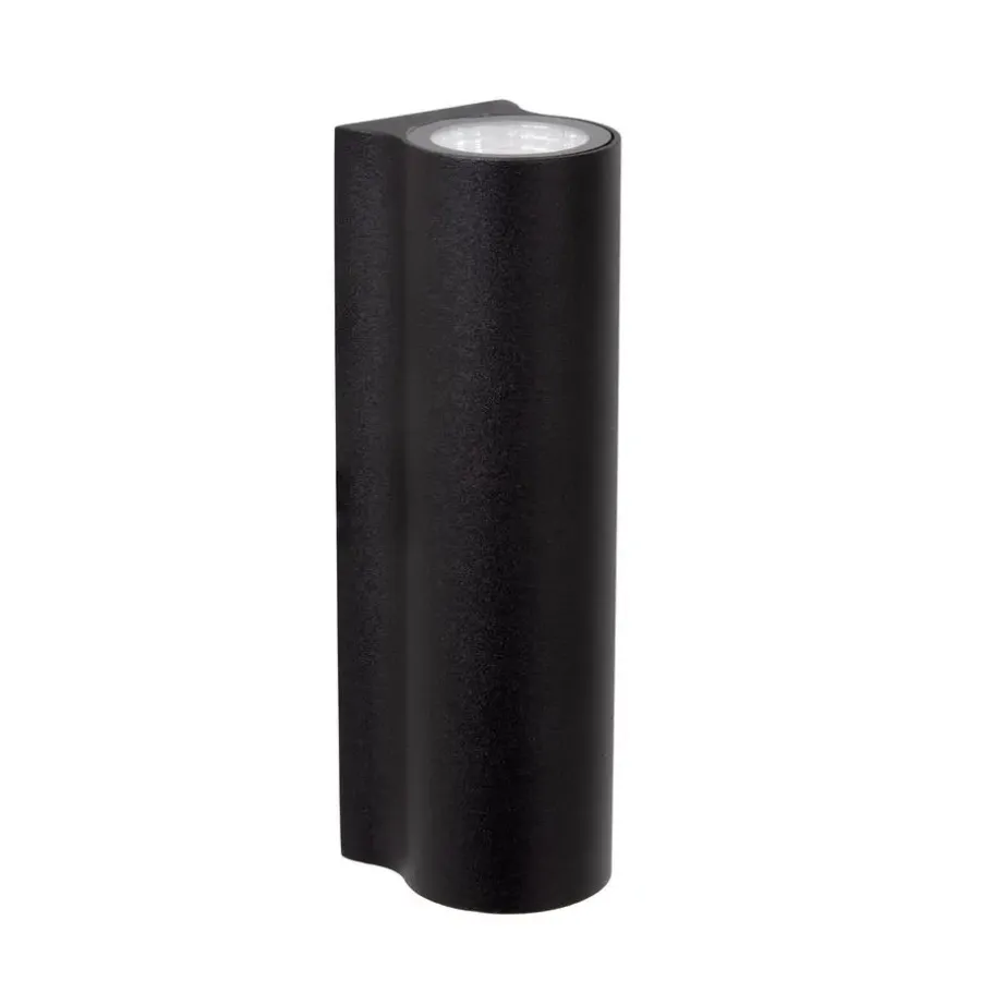 Buitenverlichting|Wandlampen-Lucide AKRA Wandlamp - Zwart