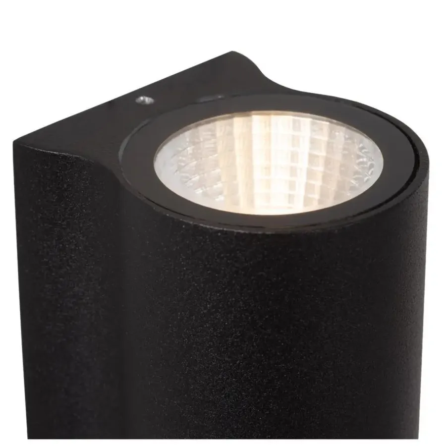 Buitenverlichting|Wandlampen-Lucide AKRA Wandlamp - Zwart