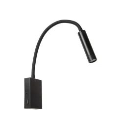 Lucide ALEC Wandspot - Zwart