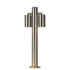 Lucide ARNE-LED Sokkellamp - Mat chroom