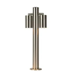 Lucide ARNE-LED Sokkellamp - Mat chroom