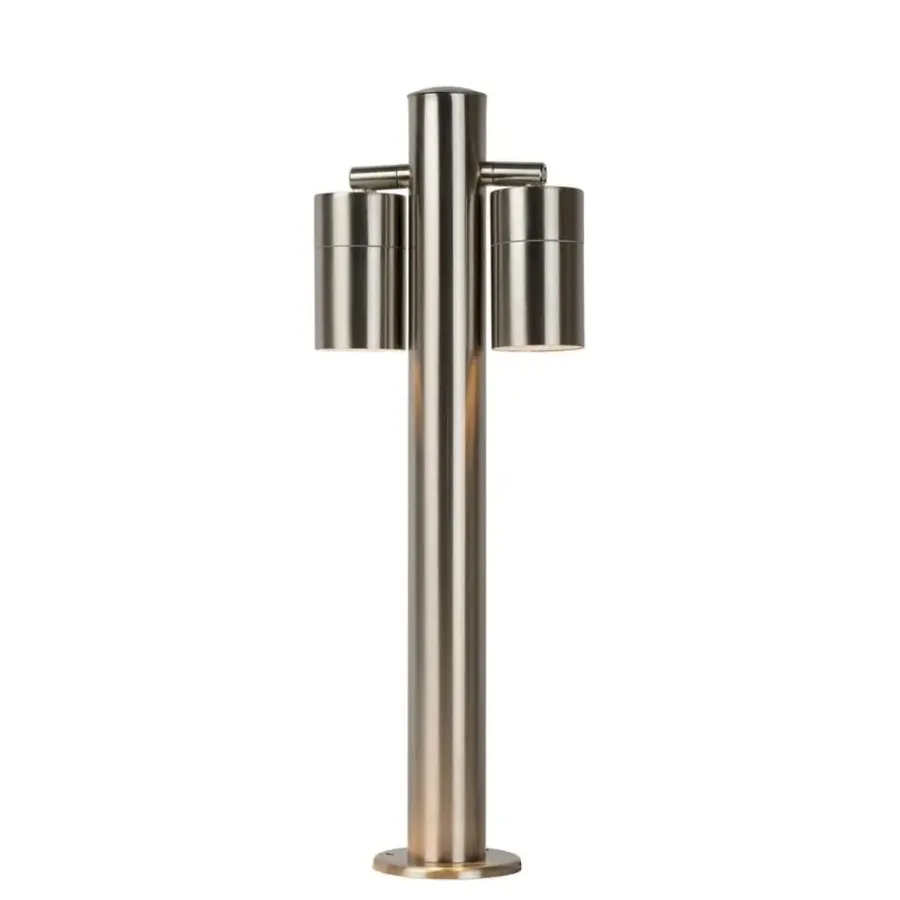Lucide ARNE-LED Sokkellamp - Mat chroom