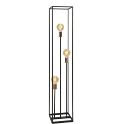 Staande Lampen-Lucide ARTHUR Vloerlamp - Zwart