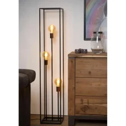 Staande Lampen-Lucide ARTHUR Vloerlamp - Zwart
