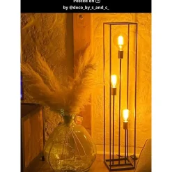 Staande Lampen-Lucide ARTHUR Vloerlamp - Zwart
