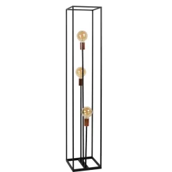 Staande Lampen-Lucide ARTHUR Vloerlamp - Zwart