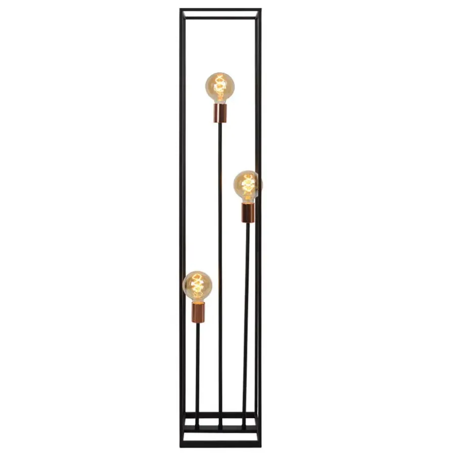 Staande Lampen-Lucide ARTHUR Vloerlamp - Zwart