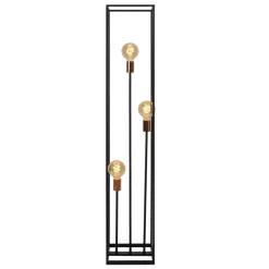 Staande Lampen-Lucide ARTHUR Vloerlamp - Zwart