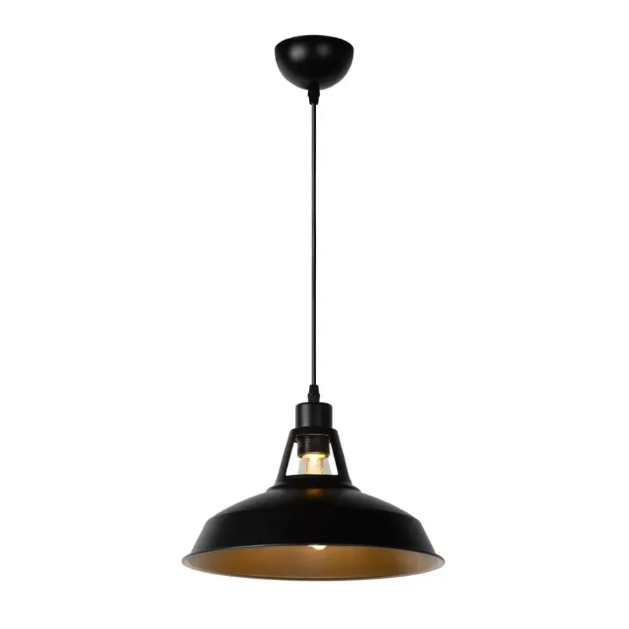 Lucide BRASSY-BIS Hanglamp - Zwart