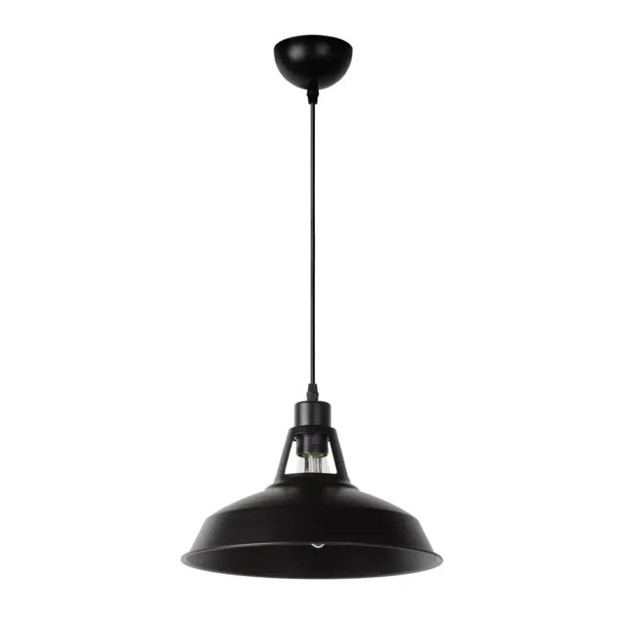 Lucide BRASSY-BIS Hanglamp - Zwart