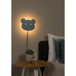 Wandlampen-Lucide CHARLIE Wandlamp - Blauw