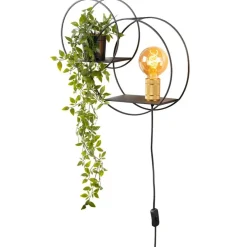 Wandlampen-Lucide CIRCLE Wandlamp - Zwart
