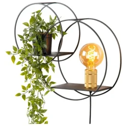 Wandlampen-Lucide CIRCLE Wandlamp - Zwart