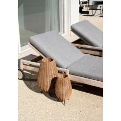 Wandlampen-Lucide COLIN IP44 Tafellamp - Naturel
