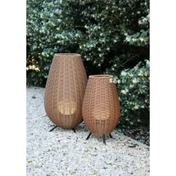Wandlampen-Lucide COLIN IP44 Tafellamp - Naturel