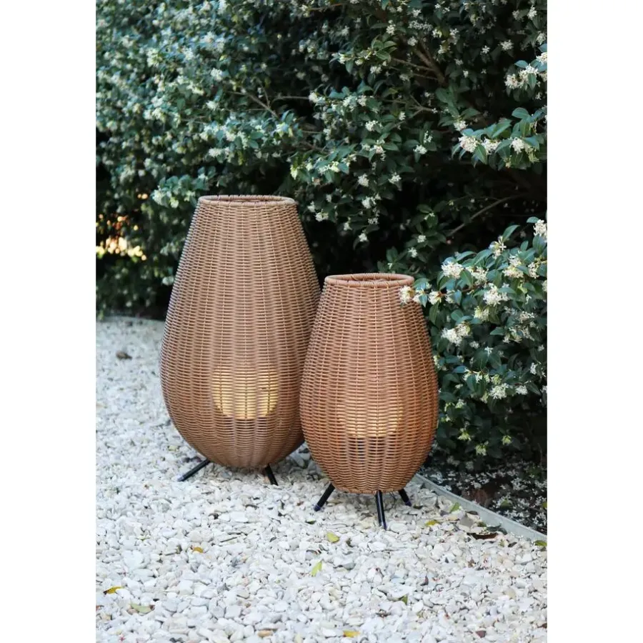 Wandlampen-Lucide COLIN IP44 Tafellamp - Naturel