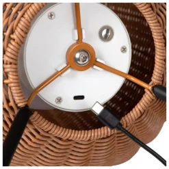 Wandlampen-Lucide COLIN IP44 Tafellamp - Naturel