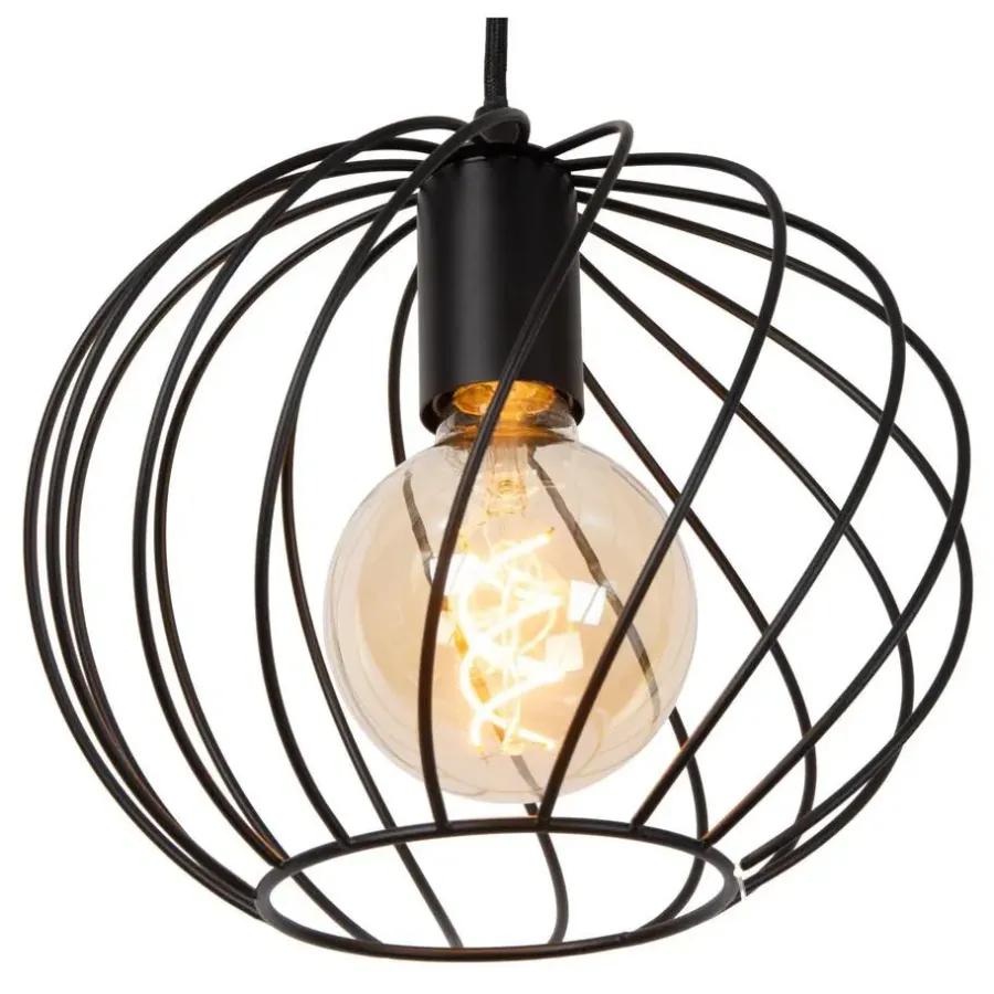 Lucide DANZA Hanglamp - Zwart