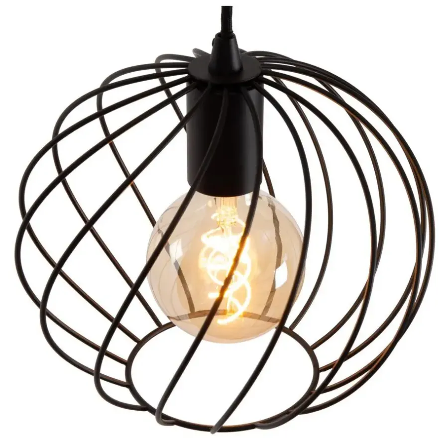 Lucide DANZA Hanglamp - Zwart