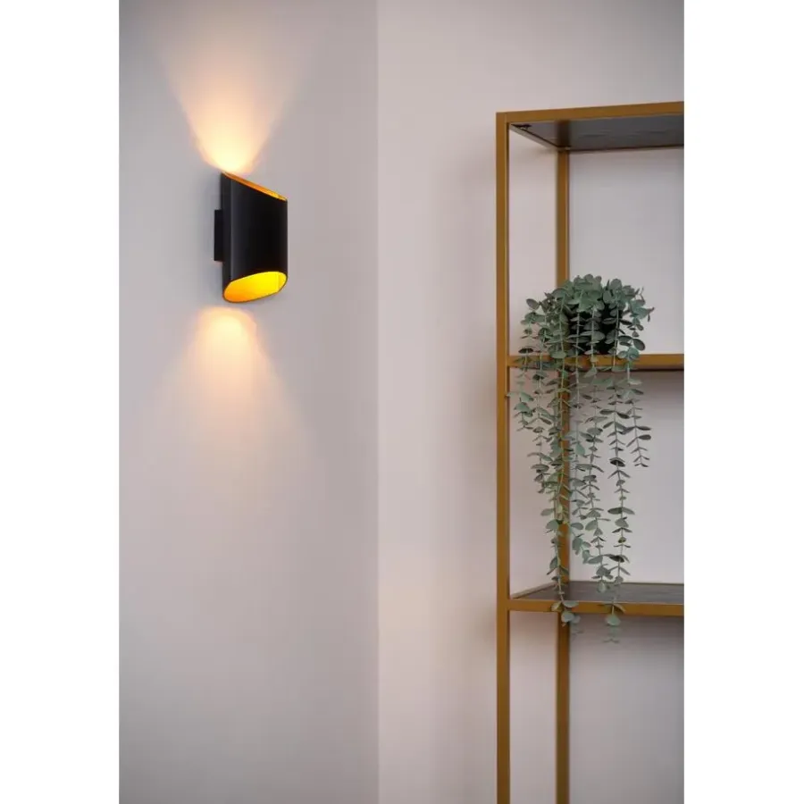 Wandlampen-Lucide DILETTA Wandlamp - Zwart