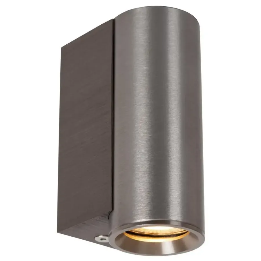 Lucide DUPLA Wandspot - Grijs ijzer