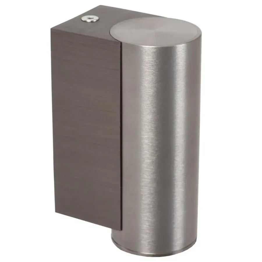 Lucide DUPLA Wandspot - Grijs ijzer