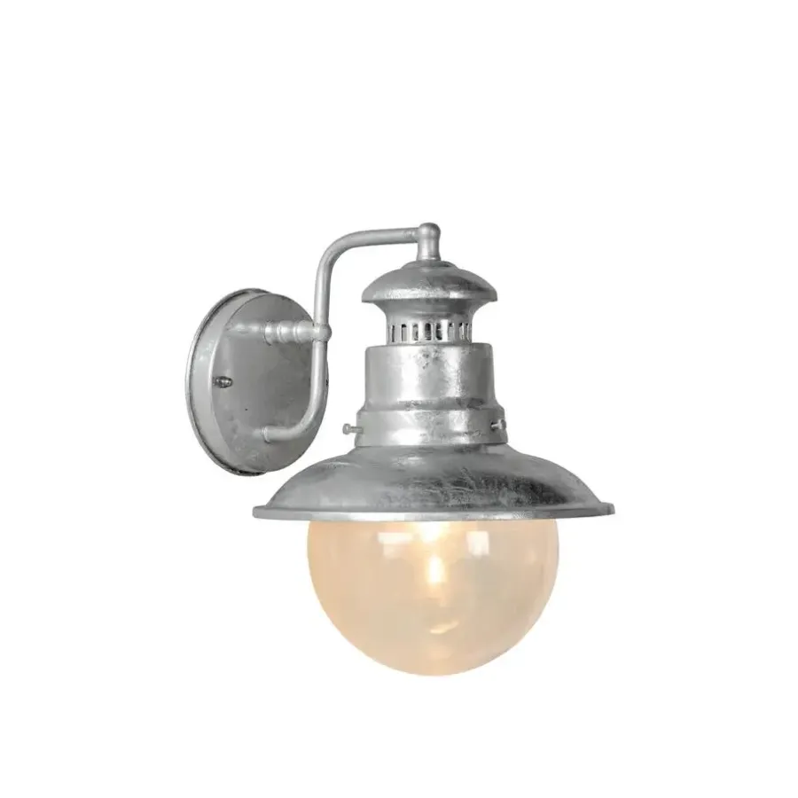 Buitenverlichting|Wandlampen-Lucide FIGO Wandlamp - Zink