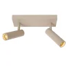 Plafondlampen-Lucide GRADO Plafondspot - Taupe