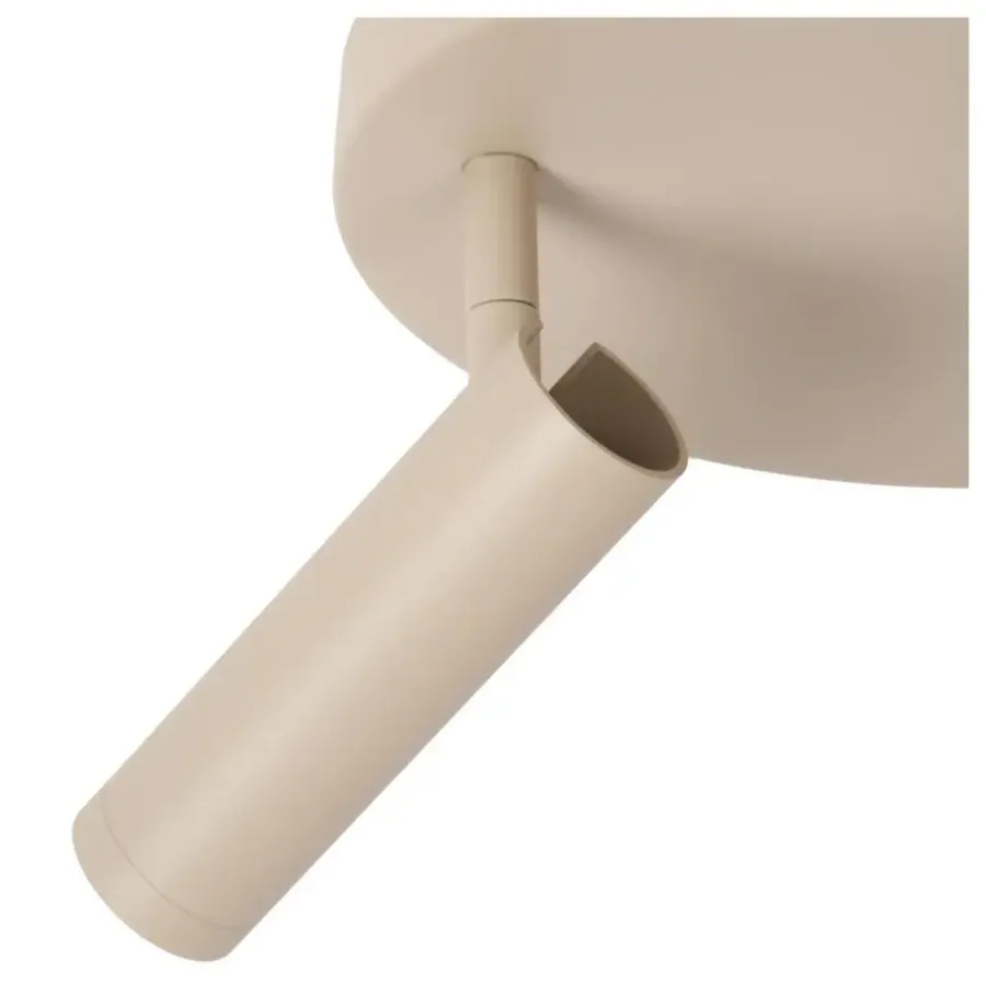 Plafondlampen-Lucide GRADO Plafondspot - Taupe