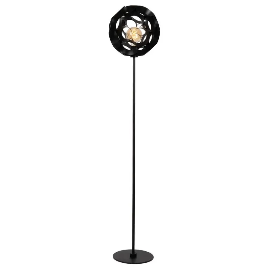 Staande Lampen-Lucide HANNELORE Vloerlamp - Zwart