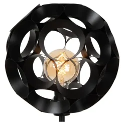 Staande Lampen-Lucide HANNELORE Vloerlamp - Zwart