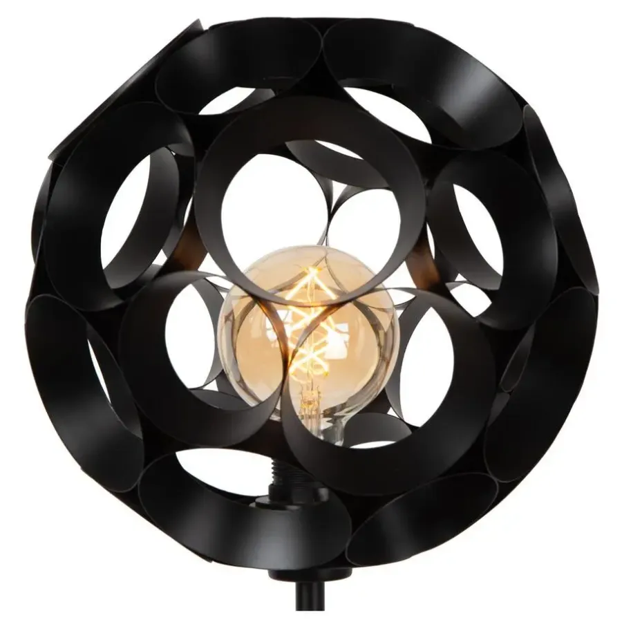 Staande Lampen-Lucide HANNELORE Vloerlamp - Zwart