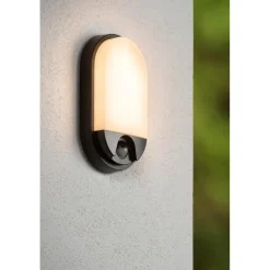 Buitenverlichting|Wandlampen-Lucide HUPS IR Wandlamp - Zwart